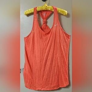 Nike Coral Burnout Tank Size Large Oversized Tank